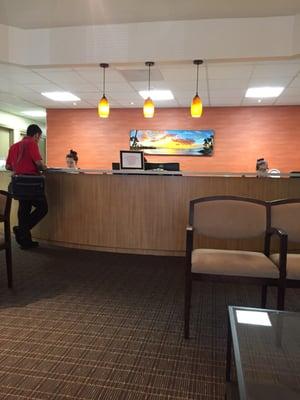 Reception and front desk