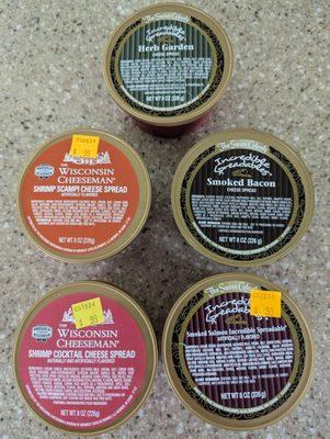 Cheese spreads for .99 each!