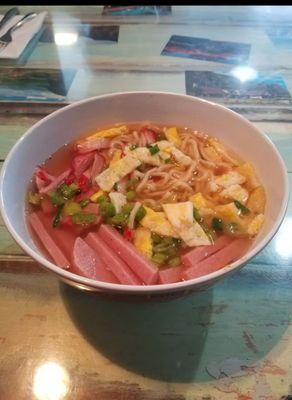 Saimin - Hawaiian version of Chicken Noodle Soup