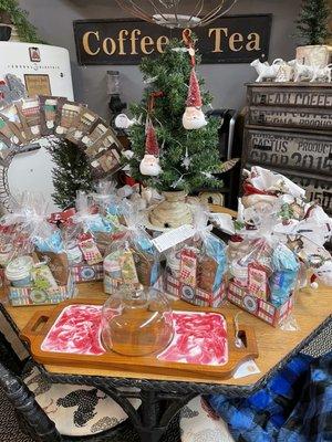 Adorable gifts from local sources or handmade