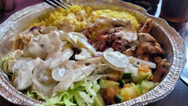 Shawarma plate