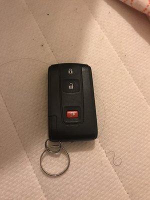 My new prius car key!thanks!