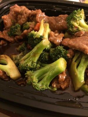 Beef with broccoli