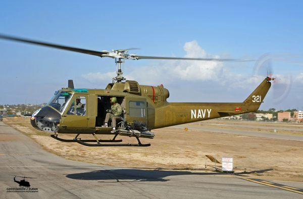 Wings and Rotors UH-1B visiting Western Museum of Flight in Torrance