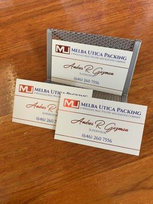 Foiled Business Cards