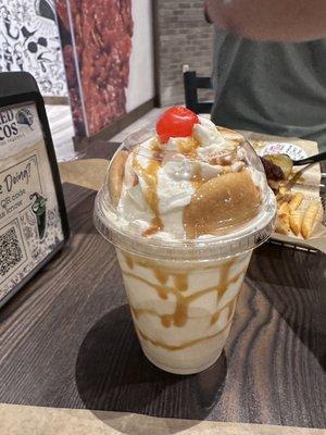 Banana pudding milkshake