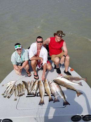 Come fish the the Lower  Laguna Madre. And catch your trout and reds.With Capt George Strader