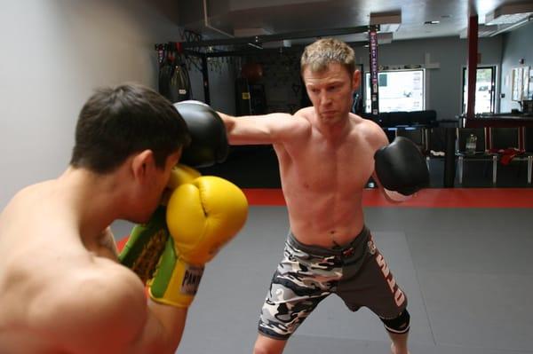 Want to fight? We can help you get there. No one has to spar who doesn't want to.