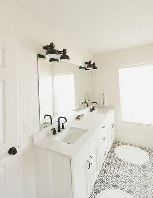 Master bathroom renovation.