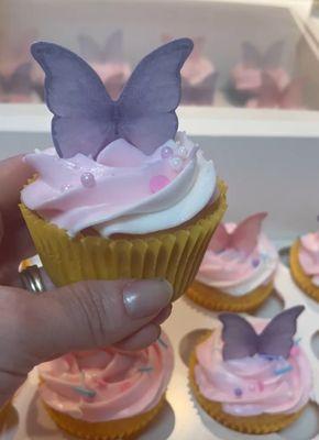 Butterfly themed cupcakes