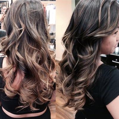 Natural balayage hilights