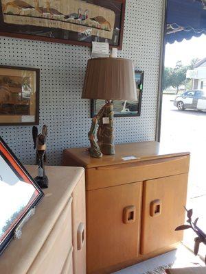 Featuring mid century furniture and decor.