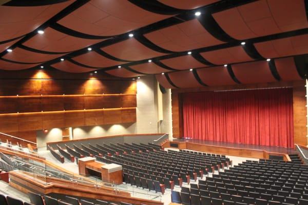 Top right view of the Marion Performing Arts Center