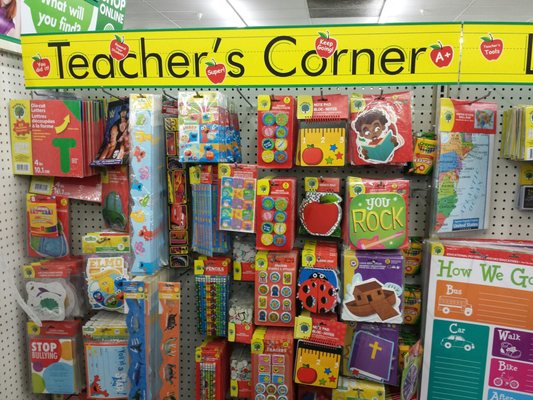 Loads of inexpensive teacher supplies.