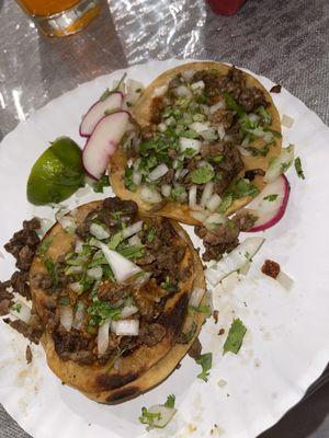 Carne asada tacos.