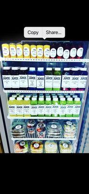 Cold Pressed Juice is stocked