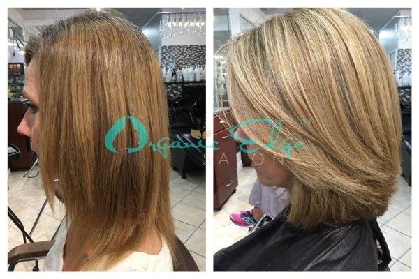 Full Highlight for Blonde Hair Color in Naples