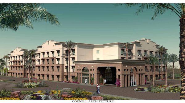 Resort Hotel Rendering