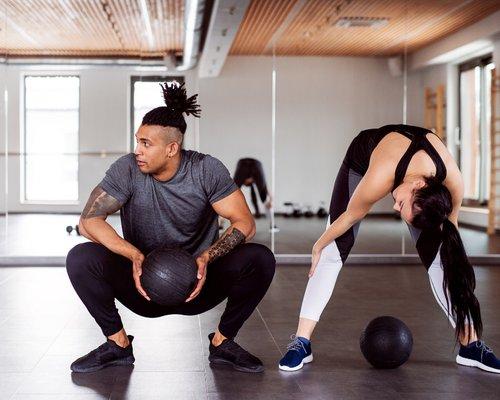 The couple that trains together stays together