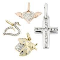 Find Your Perfect Diamond Charm at KIMPO Jewelry.  Huge Selection to choose from.