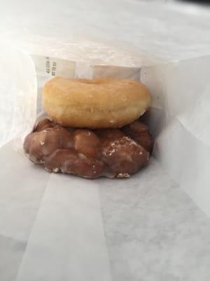 Glazed & Apple Fritter