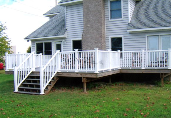 Decking Board and Rail Installation