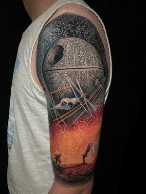 Star Wars Death Star High Ground Tattoo