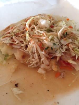 shrimp pupusa