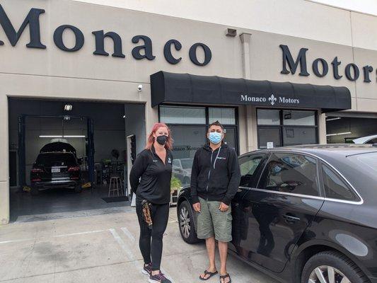 My recent service at Monaco Motors