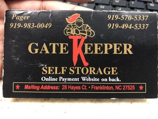 Gatekeeper Self Storage