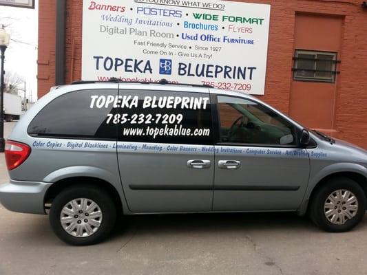 Make your job easier with Topeka Blueprint's pick up and delivery service. Our drivers are cell phone dispatched in clean, re...