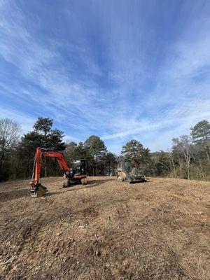 Finished clearing this lot in Clarksville