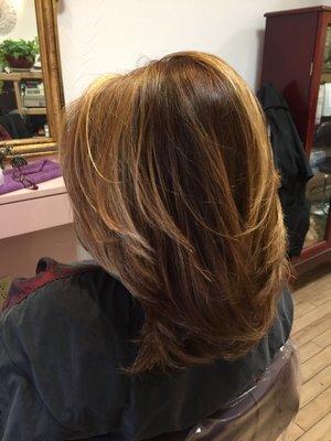 Soft highlights and long layers