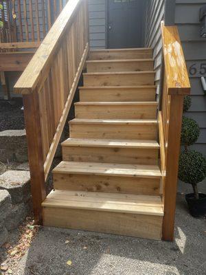 Front porch stairs