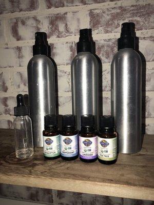 Essential oils for your hot steamed towel!