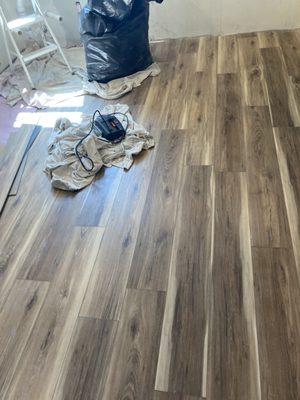 New kitchen floor