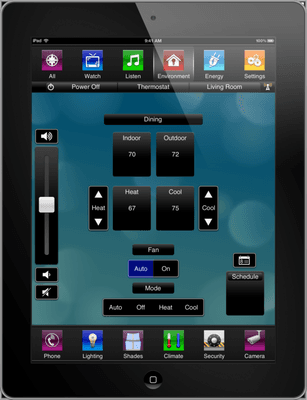 Control your home at the touch of an iPad