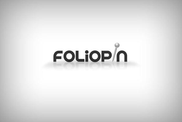 Foliopin brand / logo