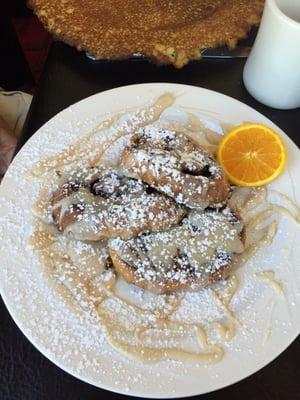 Cinnamon roll French toast breakfast special - really good!