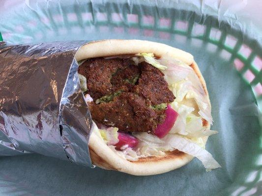 Falafel pita! So good!