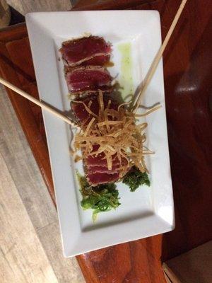 5 Spice Ahi Tuna Appetizer