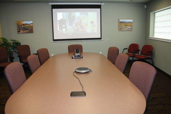 The Boardroom.  Seats 10-12 people for a more intimate setting.  Perfect for depositions and mediations.