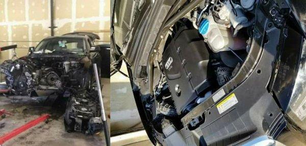 Before and after Engine Replacement. #AudiQ5