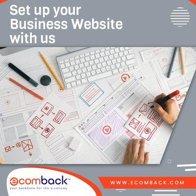 Give your company an attractive online face by setting up a unique, brand new website.