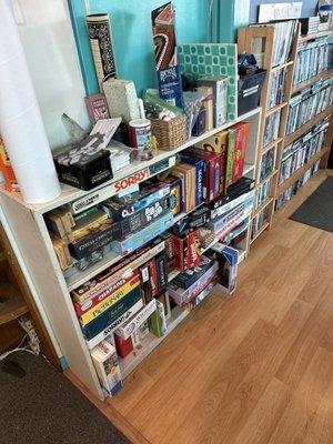 Complimentary board games and movies for your stay!