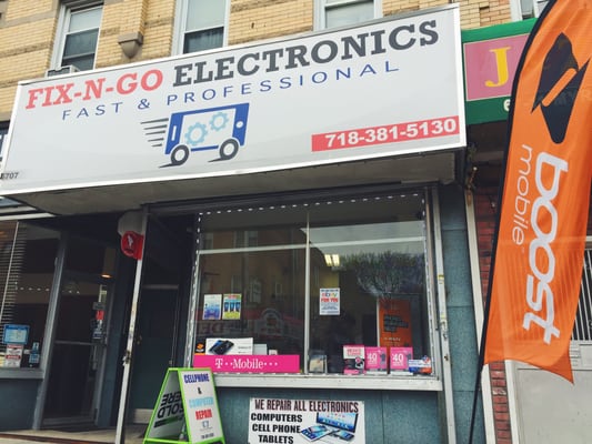 Fix-n-Go Electronics at 67-07 Myrtle Avenue in Glendale, Queens