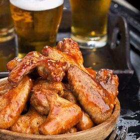 $25cent wings on Sunday and Monday ( w/ purchase of a adult beverage)