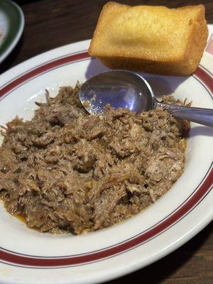 Pulled pork and cornbread