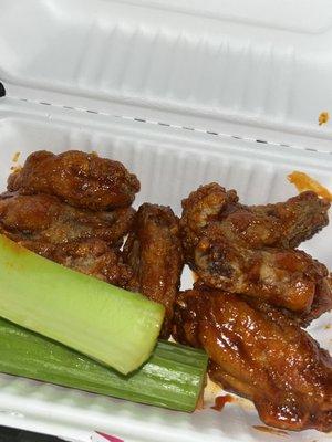 Chicken wings with Korean sauce