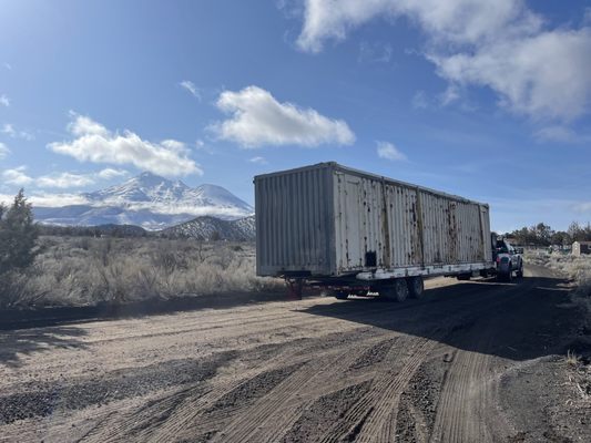 Shipping container transport